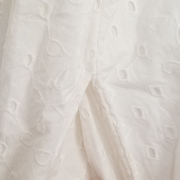 NWT A New Day White Eyelet Midi Dress Size Large - Picture 7 of 10